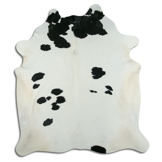Black & White Cowhide Rug XXL