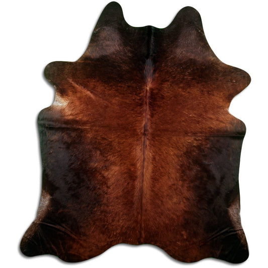 Brown Cowhide Rug L