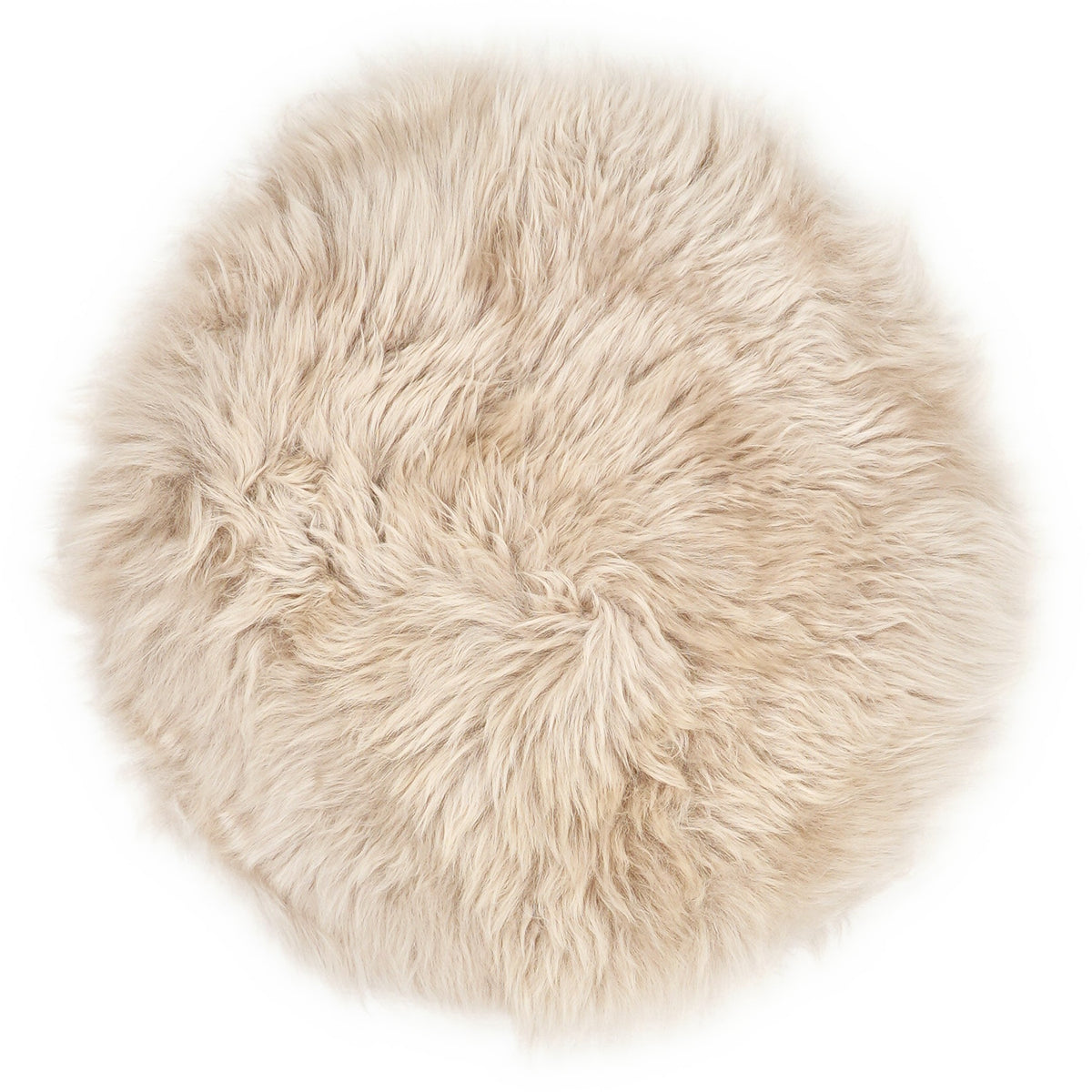Lammfell-Sitzkissen, Beige