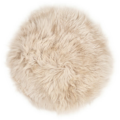 Lammfell-Sitzkissen, Beige