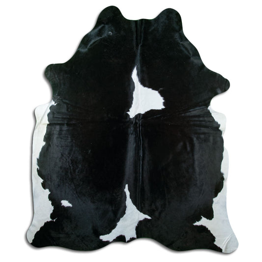 Black & White Cowhide Rug XXL