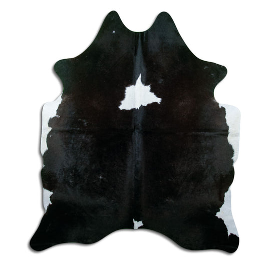 Black & White Cowhide Rug XL