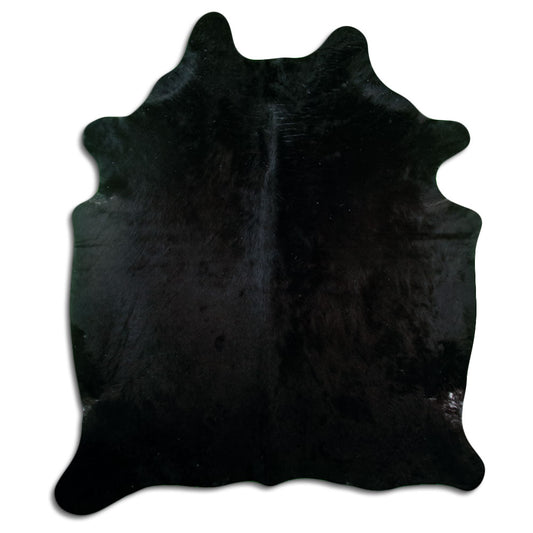 Schwarzes Kuhfell XL