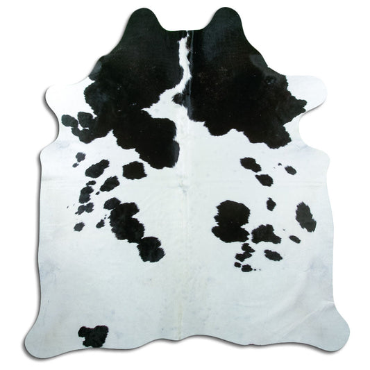 Black & White Cowhide Rug XXL