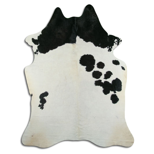 Black & White Cowhide Rug XXL