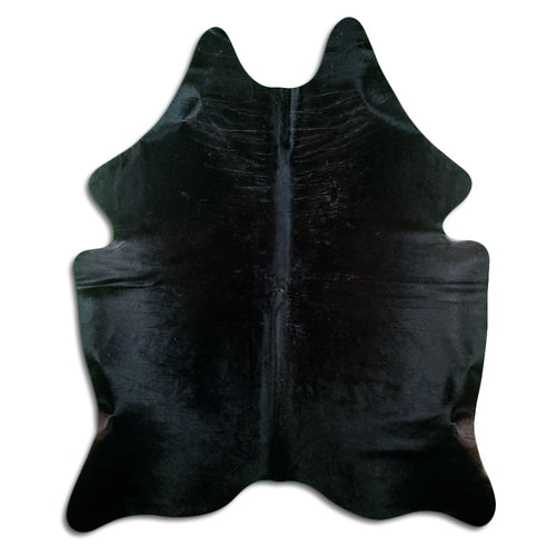 Schwarzes Kuhfell XL