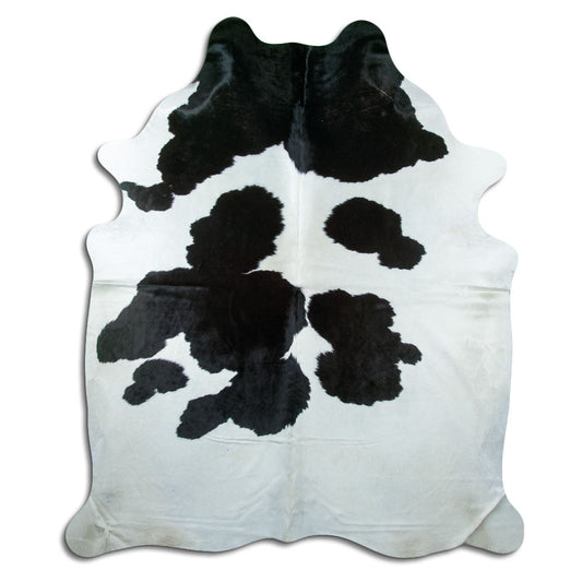 Black & White Cowhide Rug XXL
