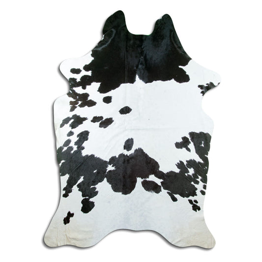 Black & White Cowhide Rug XXL