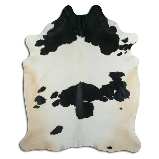 Black & White Cowhide Rug XXXL