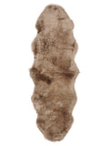 Neuseeländischer Lammfell-Teppich Doppel, Mokka