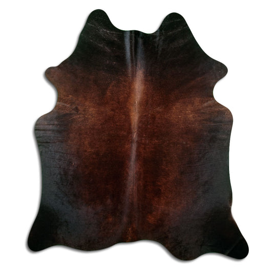 Brown Cowhide Rug L