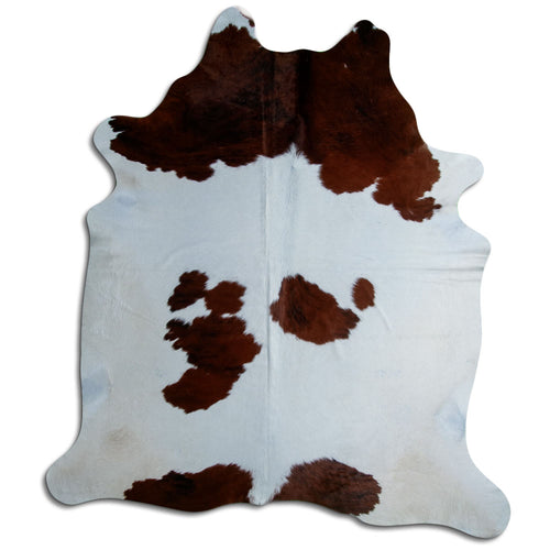 Braun-Weißes Kuhfell XL