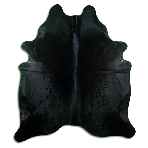 Schwarzes Kuhfell XL