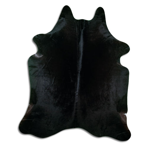Schwarzes Kuhfell XXL
