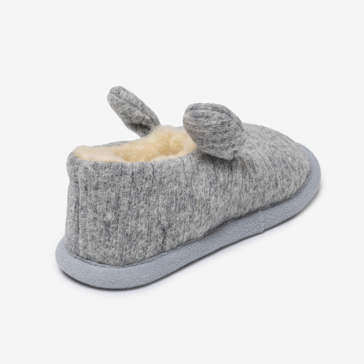 Merino Kinderhausschuhe „Maus“