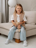 Kinderweste ''Lama'' Beige