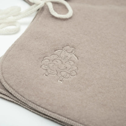 Babyjacke „Schaf“ mit Stickerei; beige
