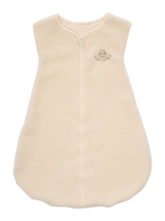 Schlafsack mit „Schaf“-Stickerei, ecru; 70 cm