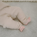 Babyhöschen „Schaf“ mit Stickerei; beige