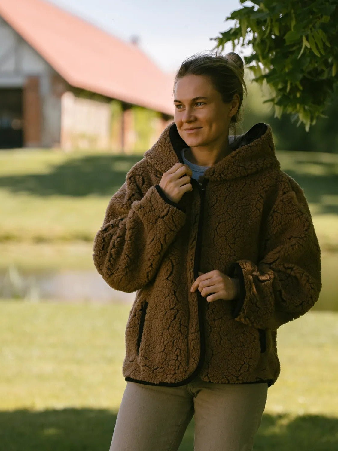 Wolljacke ''Laguna'' Dunkelbraun