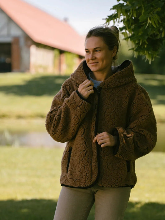 Wolljacke ''Laguna'' Dunkelbraun