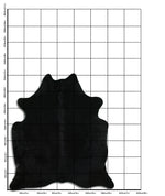 Schwarzes Kuhfell L