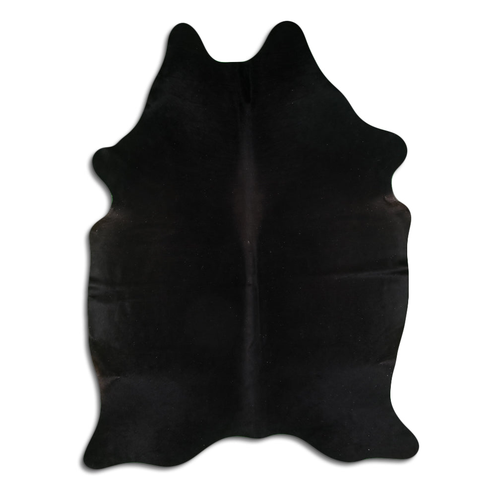 Schwarzes Kuhfell L