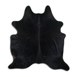 Schwarzes Kuhfell L