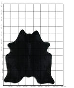 Schwarzes Kuhfell XL