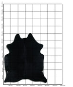 Schwarzes Kuhfell L