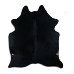 Schwarzes Kuhfell L