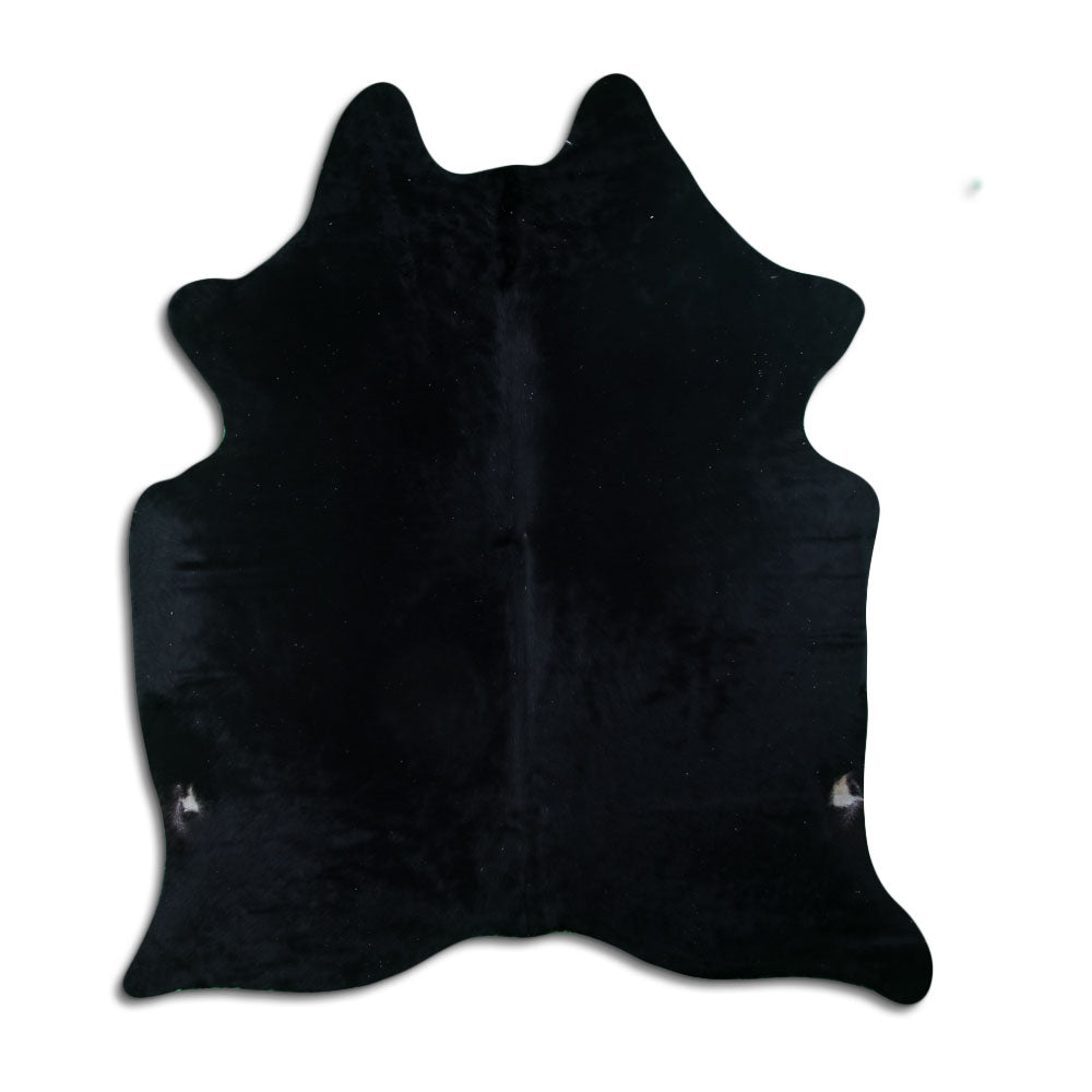 Schwarzes Kuhfell L