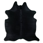 Schwarzes Kuhfell L