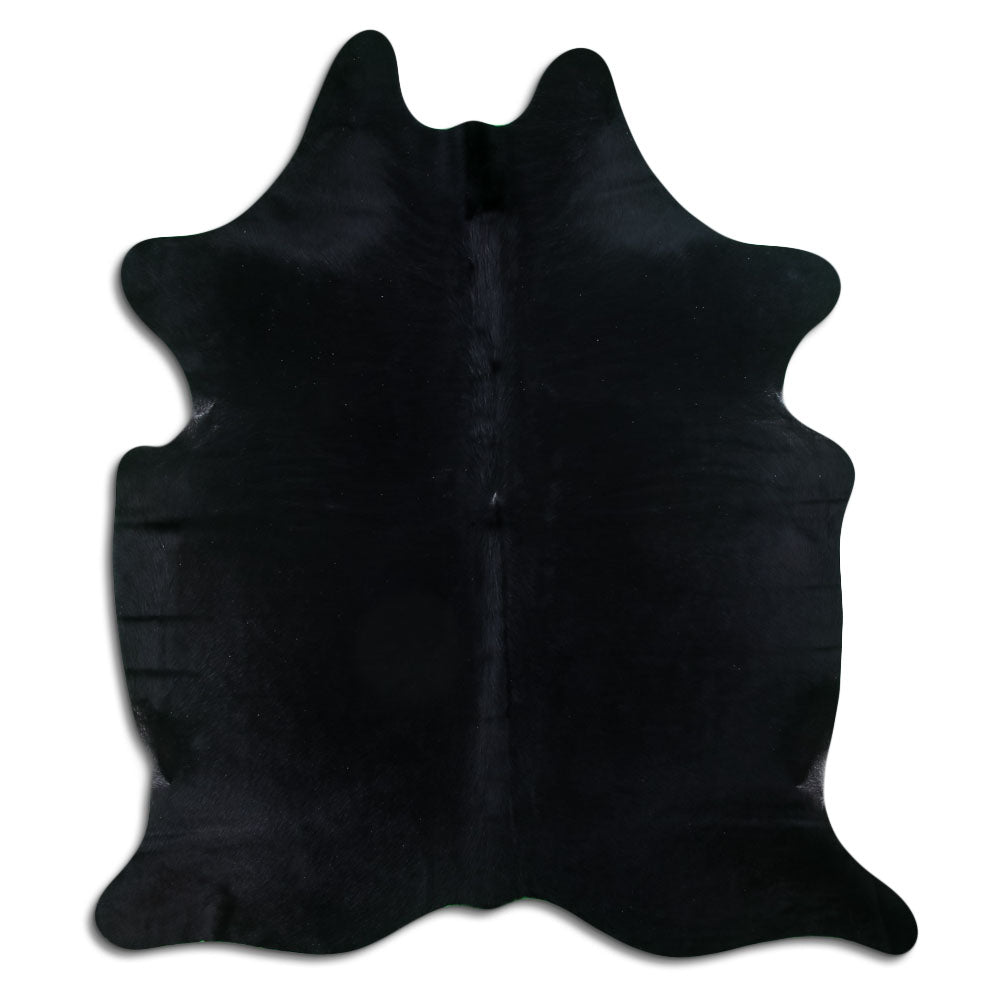 Schwarzes Kuhfell L